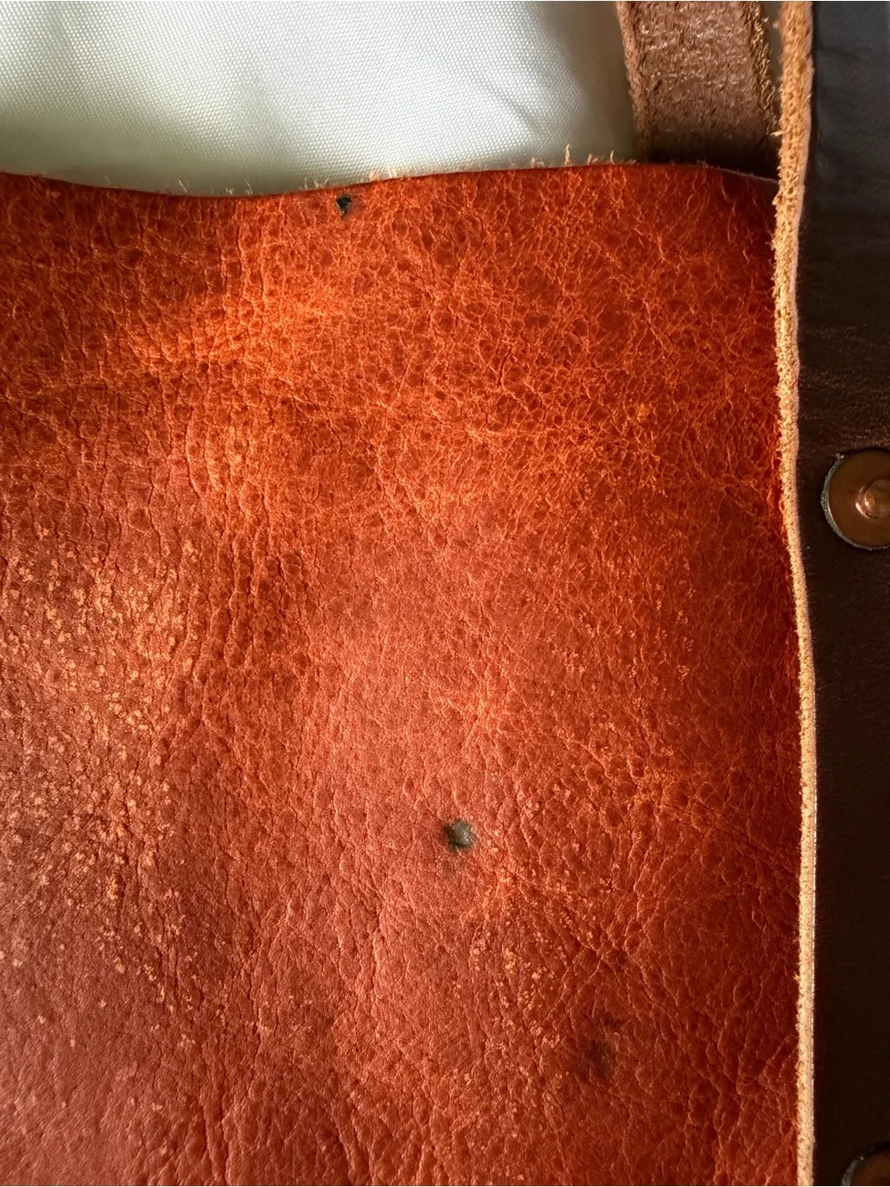 Go Forth Goods Large Avery tote in Tangerine bison - Picture 4 of 11